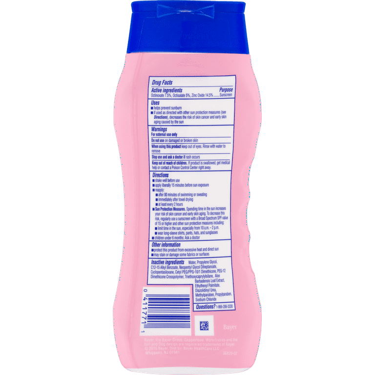 Coppertone Water Babies Pure Simple Sunscreen SPF 50, Fl Oz