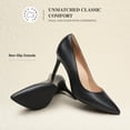 thumbnail image 5 of DREAM PAIRS Women's High Heels Pump Closed Pointed Toe Slip On Stiletto Dress Shoes Fashion Wedding Bridal Work Office Comfortable Pumps Shoes, 5 of 7