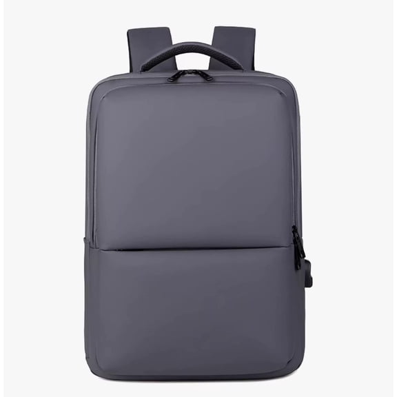 JPTDZSW Minimalist Gray Travel Laptop Backpack, Water-Resistant Business Backpack