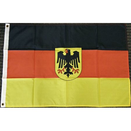 - 2x3 Germany Flag with Eagle German Banner Deutschland New Indoor Outdoor Poly