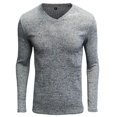 thumbnail image 2 of Fesfesfes Long Sleeve Shirt Men Solid Casual Pullover Long Sleeve V-neck Close To The Body Not Hooded Shirt Blouse Sale on Clearance, 2 of 4