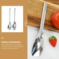 thumbnail image 4 of Milisten 1 De Servidores De Ensalada Acero Inoxidable Mango Para Cocina Hogar Restaurante, 4 of 8
