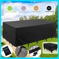 thumbnail image 2 of Oxford cloth garden waterproof table and chair cover black 315*160*74cm, 2 of 5