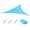 Sky Blue, variant on Moocorvic Triangle Shade Sail, Sun Shade for Patio Sun Sail Waterproof Sail Shades Triangle Canopy Pergolas Top Patio Cover, UV Block Fabric Durable Outdoor