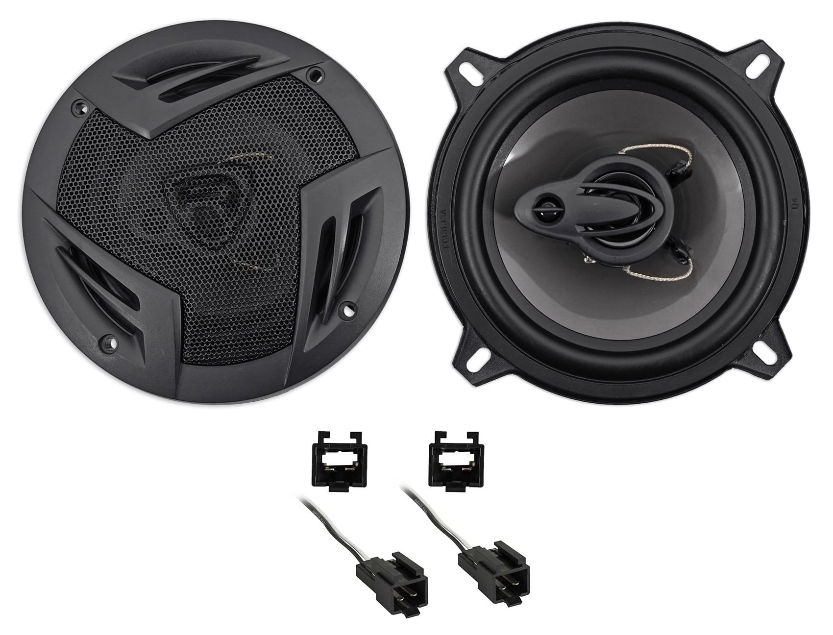 Rockville Rear Factory Speaker Replacement Kit For 2003-2005 Dodge Ram