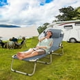thumbnail image 7 of Adjustable Portable Folding Camping Sofa Bed - Single Size with Soft Cushions & Pillows for Camping, Travel & Gifting, 7 of 7
