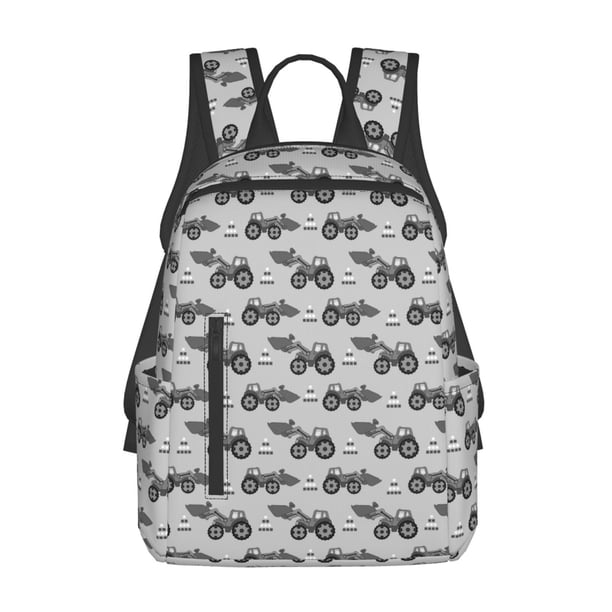 Easygdp Gray Tractor para Easygdp Yak - Mochila Casual Ligera y Resistente para Viaje y Senderismo para Hombres y Mujeres