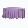 thumbnail image 2 of BalsaCircle 10 Pieces 120" Amethyst Round Polyester Tablecloths Linens Kitchen Dining, 2 of 8