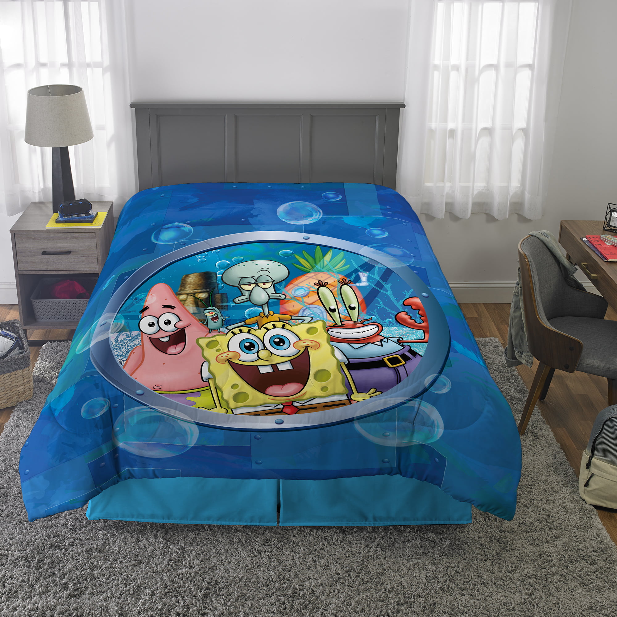 Spongebob Comforter Queen Size Limited, Spongebob Twin Bed In A Bag