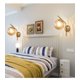 thumbnail image 4 of 1 paquete de apliques de pared del dormitorio para sala de estar, luces LED para pasillo y escalera, apliques de pared de Hotel minimalista posmoderno JAMW Sencillez, 4 of 5