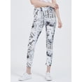 thumbnail image 5 of Womens Marilyn Monroe Newspaper Inspired Stretchy Printed Pants Leggings, 5 of 7