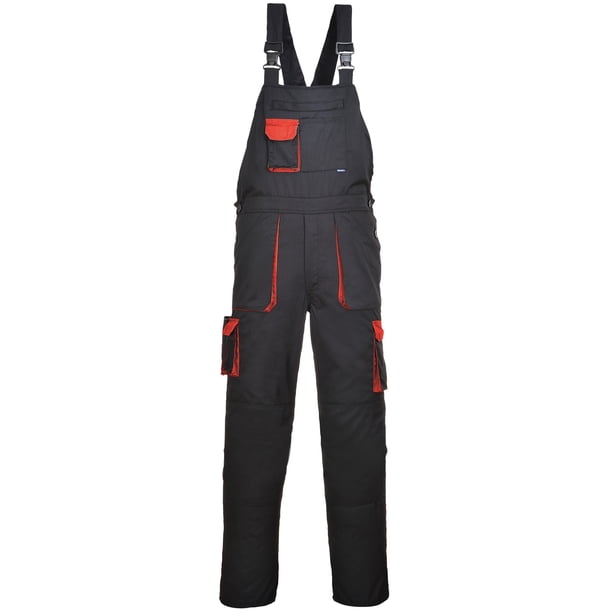 Portwest - Peto de trabajo con rodillera - Ropa de trabajo (Negro/Rojo) Portwest UTRW989_blackred