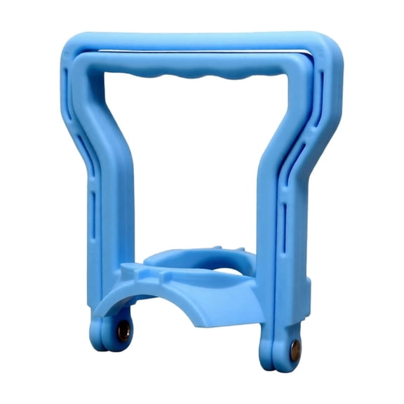 Water Bottle Carrier with Rolling Wheels and Ergonomic Grip, 1-Pack, Fits 5-Gallon Jugs, Blue, for Home and Office Use