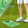 thumbnail image 2 of SURJDE Golf Training Mat Swing Detection Batting, Golf Practice Training Aid, Portable Golf Impact Analysis Training Turf Mat for Home Office Outdoor Use, 2 of 6