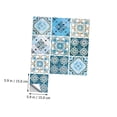 thumbnail image 2 of 10 Uds. De pegatinas de azulejos de imitación, calcomanías removibles para suelos y muebles, pegatina adhesiva de Mandala, pelar y pegar contra salpicaduras, 2 of 5