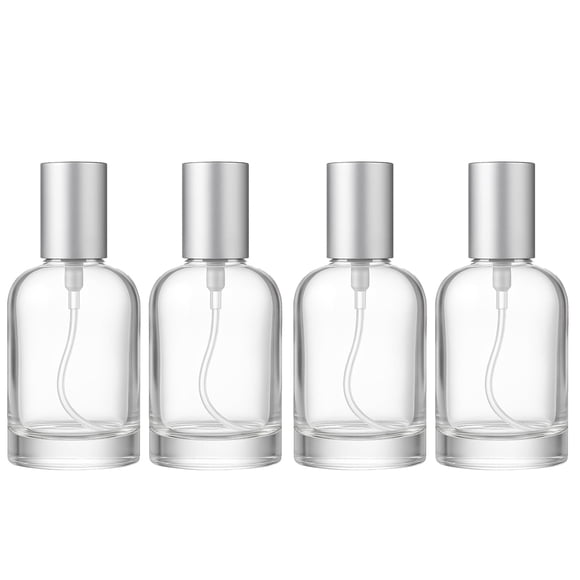 Botellas pulverizadoras Doromy de vidrio transparente de 30 ml, 4 unidades, recargables