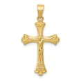thumbnail image 1 of 14k Crucifix Pendant in 14k Yellow Gold, 1 of 3
