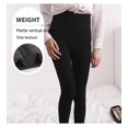 thumbnail image 2 of Fall/winter Suet Leggings High Waist Cotton Vertical Stripe Pantyhose Plus Velvet Padded Pantyhose Ladies One Pants Light grey, 2 of 10