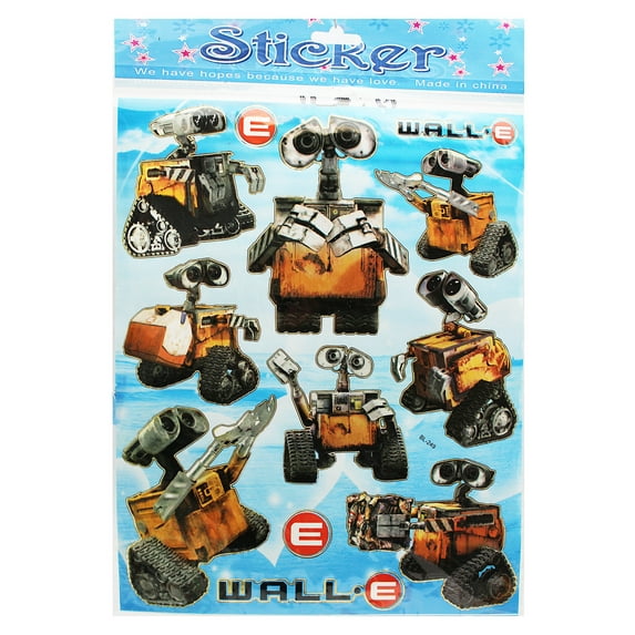 Disney Pixar's WALL-E Assorted Pose Stickers Collection (12 Stickers)
