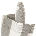 thumbnail image 5 of Unique Loom Eco Plaid Indoor Outdoor Washable Collection Area Rug - Balmoral (2' x 6' 1" Runner Gray/Ivory), 5 of 12
