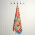 thumbnail image 4 of Mainstays Cotton-Blend Beach Towel, 72 x 36 in, Red Sardine, 4 of 5