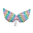 thumbnail image 1 of Alas de mariposa brillantes para mujeres, niñas y niños, ángel, disfraz de hada elfo Luz colorida, 1 of 6
