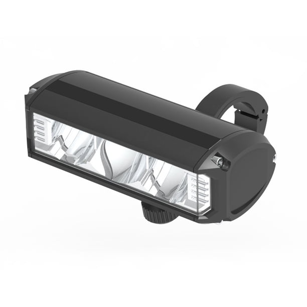 Faro de bicicleta Luz brillante para bicicleta recargable por USB para manillar de bicicleta luz delantera para bicicleta de montaña o de carretera resistente al agua lámpara de seguridad para ciclism