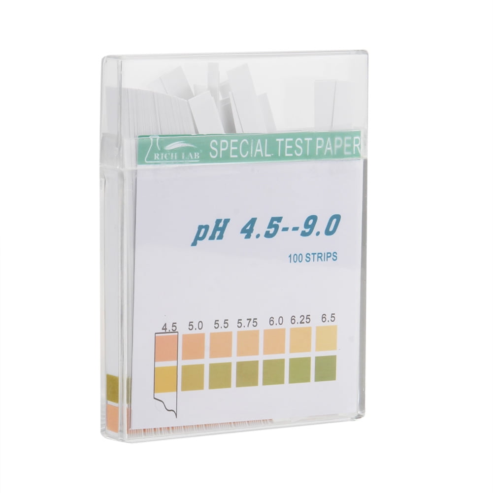 100 Strips pH Test Strips 5.59.0 for Urine Saliva Drinking Water Pool
