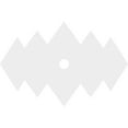 thumbnail image 4 of 38"W x 25 3/8"H x 3"ID x 11 3/4"C x 1"P Zoe Architectural Grade PVC Contemporary Ceiling Medallion, 4 of 11