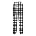 thumbnail image 4 of Spazoro Toddler Girls Boys Sweatpants, Long Sleeve Plaid Drawstring Elastic Waist Casual Jogger for Homewears Black Size 7-8T, 4 of 5