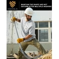 thumbnail image 6 of Men's Loose Fit Heavyweight Short-Sleeve Pocket Work Henley T-Shirt (Regular&Tall), 6 of 8