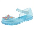 thumbnail image 4 of SGMVNU Little Girls Jelly Sandals Closed Toe Soft Rubber Sole Water Beach Shoes Summer Mary Jane Kids Princess Dress Flat, Size 4.5-5 Years, Blue, 4 of 7