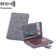 thumbnail image 2 of RFID Antirrobo Cepillo Cartera Titular De Pasaporte Simple Ultra-Delgado Multifuncional Portátil Bolsa De Documentos De Viaje huangjie unisex, 2 of 2