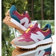 thumbnail image 2 of New Balance 327 Bordeaux Teal Men’s Size 10 Cordura Custom MS327WT1, 2 of 6