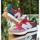 thumbnail image 2 of New Balance 327 Bordeaux Teal Men’s Size 10 Cordura Custom MS327WT1, 2 of 6