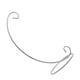 thumbnail image 4 of Injueey 1 Uds. Hermosa bola de cristal Retro soporte colgante bola farol portavelas boda arte del hierro decoración del hogar gancho soporte Decoración del hogar Blanco Injueey JJ14705-02B, 4 of 5