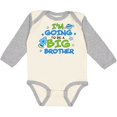thumbnail image 3 of Inktastic Space Im Going To Be a Big Brother Boys Long Sleeve Baby Bodysuit, 3 of 5