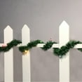 Brite Star 12Foot Warm Prelit Colored Pine Christmas Garland
