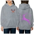 thumbnail image 3 of Mercatoo Childs Cartoo𝐧 Reindeer Sweatshirt Toddler Christmas Hood Activewear Kids Xmas Long Sleeve Hoodies Tracksuit, 3 of 3