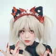 thumbnail image 4 of FENOHREFE Kitten Headbands Cosplay Bows Wing Cats Ear Hairbands Headwear Makeup Washing Face Hairbands Birthday Party, 4 of 7