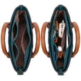 thumbnail image 4 of Montana West Tote Bags for Women Bow Crossbody Purses with Detachable Strap, Lake Blue Green, 4 of 6