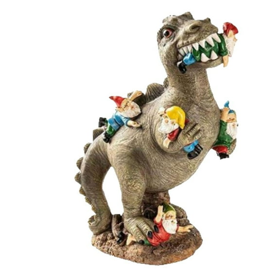 Eating Gnomes Garden Decor, Art for Garden Decor, Outdoor Statue for Patio, Lawn, Yard Art Decoration, Housewarming Garden Gift