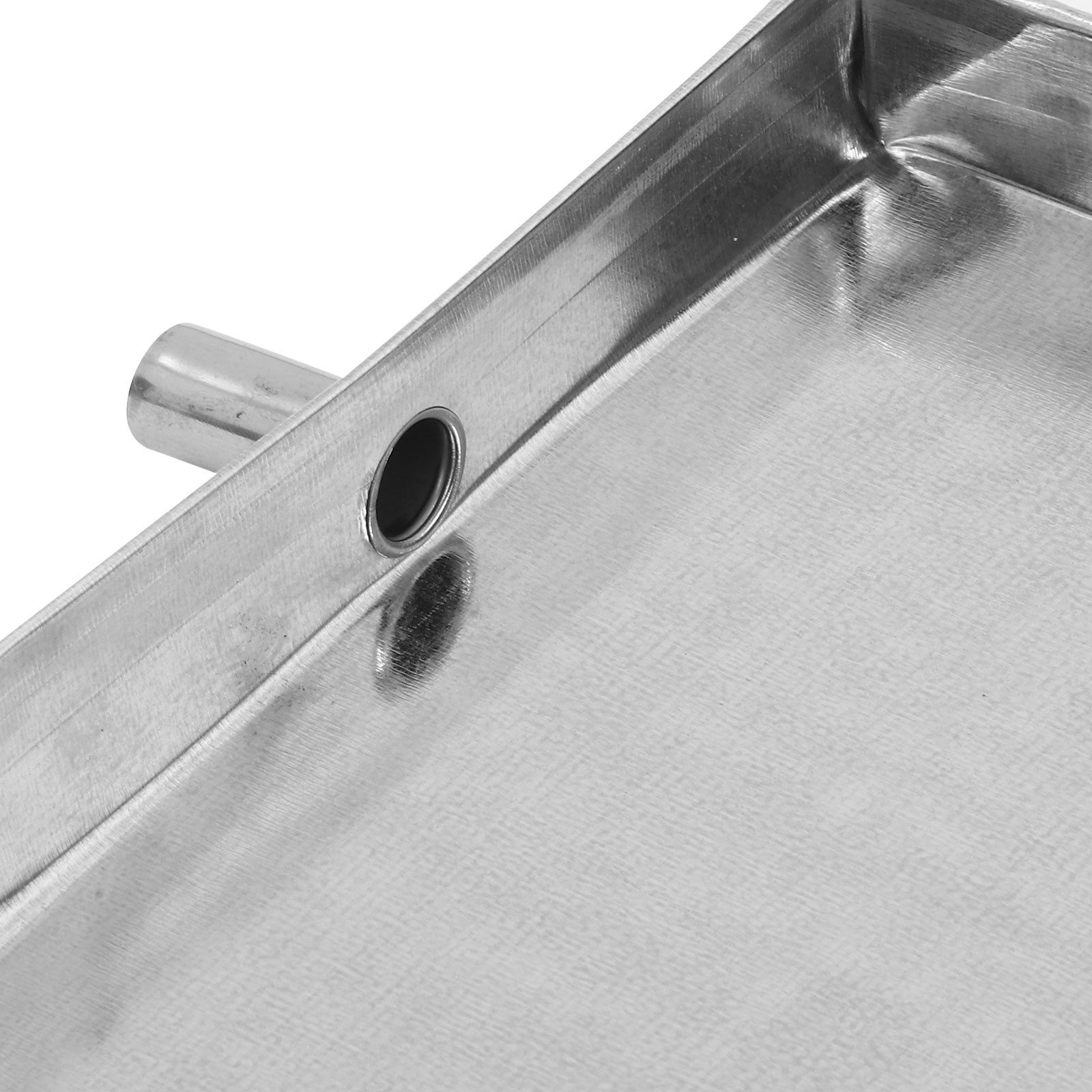 Pawsdot Air Conditioner Drip Pan Plated Silver Iron for Storage Leak Prevention