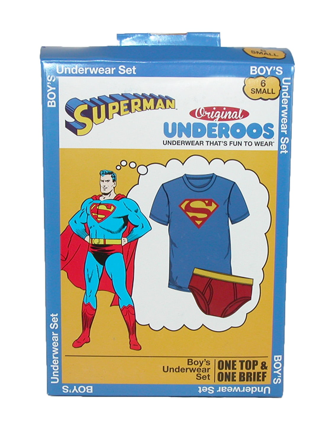 Buy Underoos Mens Superman Tee Brief Set Online at desertcartINDIA