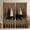 Black Brown, variant on Black Brown Leopard Print Blackout Curtains Cheetah Darkening Curtains Africa Animal Wildlife Window Treatments Geometric Farmhouse Retro Window Drapes 52"x63",2 Panels