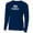 Navy, variant on Hardcore Men's Long Sleeve Loose Fit Rash Guard Surf Shirt Water Sports Swimwear