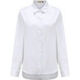 thumbnail image 2 of SSLR Oversized Button Down Shirts for Women Long Sleeve Dress Shirts High Low Causal, 2 of 8