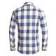 thumbnail image 3 of Camisa De Botones Para Hombre Blusa superior de manga larga con solapa y hebilla de algodón y poliéster a rayas informales a la moda para hombre (E, XXL), 3 of 5