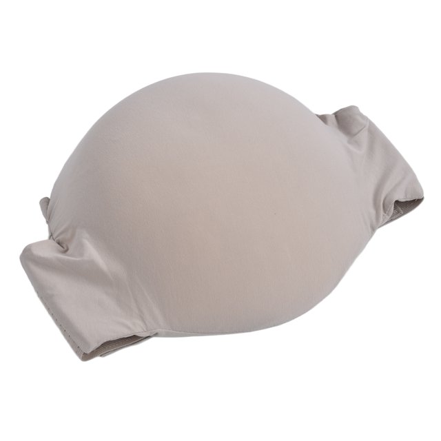 Vientre falso de embarazo, espuma viscoelástica, ligero, transpirable, simulación de vientre falso para mujer, Color de piel S