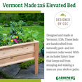 thumbnail image 6 of Craftsbury Elevated Raised Bed 2ftx6ft, 6 of 7